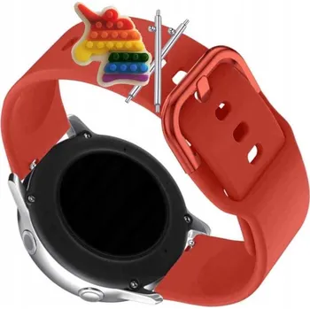 Pouzdro na mobilní telefon Pásek Řemínek pro Armodd Prime 2, Silikon Červený Poutko, nastavitelný