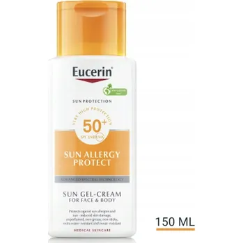 Přípravek na opalování Opalovací krém na obličej a tělo Eucerin SPF 50, 150 ml