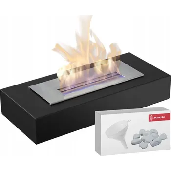 Biokrb Volně stojící biokrb Kratki 49 x 8 x 21,5 cm černý