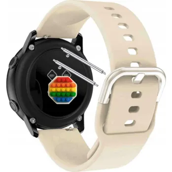 Pouzdro na mobilní telefon Řemínek Řemínek pro Amazfit Pop 3R, Silikonový Béžový Smyčka, nastavitelný