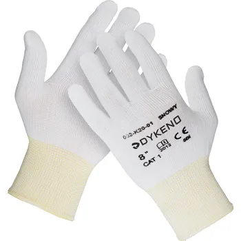Pracovní rukavice Snowy jemné nylonové textilní rukavice 09 ODĚVY Sklad18 002-K20-09 (ODĚVY Sklad18)