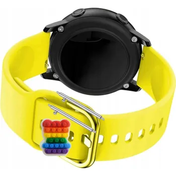 Pouzdro na mobilní telefon Řemínek Řemínek pro Popglory P66, Silikonový Žlutý Smyčka, nastavitelný