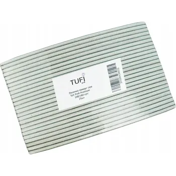 Pilník na nehty TUFI profi PREMIUM šedý 100/180 grit 17,8 cm 25 ks (0102
