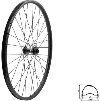 Zapletené kolo KELLYS Zapletené kolo přední KLS SEGADOR 25 SL DSC F, 28/29", black