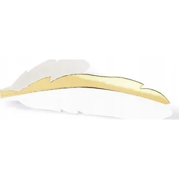 Jednorázové nádobí Štítky na sladký bar PEŘÍČKO 10 ks Etikety