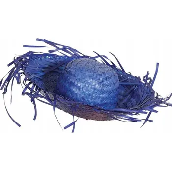 Klobouk Slaměný klobouk Guirca modrý