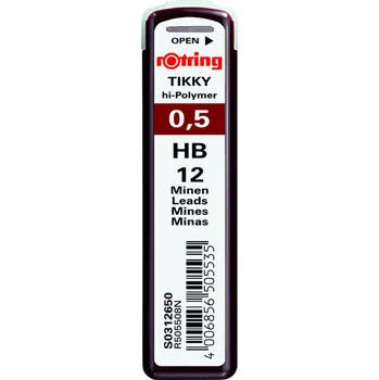 Tuha do mechanické tužky Rotring černá