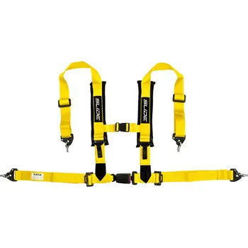 Návlek na bezpečnostní pás Bezpečnostní pásy 4-bodové Slide V2 žluté 2" homologace E4