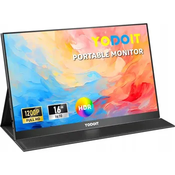 Monitor LCD Monitor Yodoit Przenośny monitor 16" 16" 1920 x 1200 px IPS / PLS