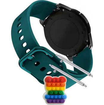 Pouzdro na mobilní telefon Řemínek Řemínek pro LG Watch Sport, Silikonový Zelený Smyčka, nastavitelný