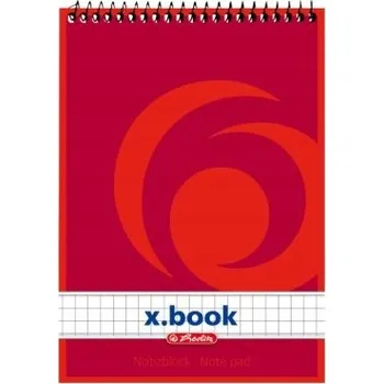 Blok Spirálový blok A6, 50 listů, linkovaný (kratka), 4 kusy