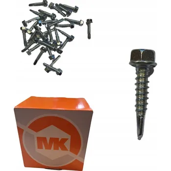 Šroub Samořezný šroub do plechu na klíč 4,8x13 mm, 100 ks, plechový šroub