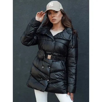 Dámská parka Dámský zimní kabát prošívaný BLOOM TY4484 Barva: Černá, Velikost: M