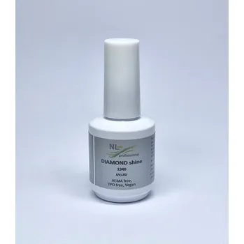 NL nails professional UV,LED DIAMOND shine - TOP bezvýpotkový lesk 15ml