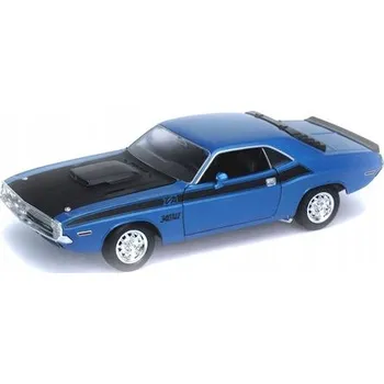 autíčko Welly 1970 Dodge Challenger T/A 1:24 Kovový model