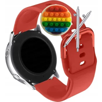 Pouzdro na mobilní telefon Pásek Řemínek pro Zeblaze Startos 3 Ultra, Silikon Červený Poutko, nastavitelný