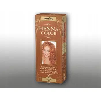 Barva na vlasy Venita Henna Color tónovací balzám s extraktem z henny 4 Chna 75 Ml