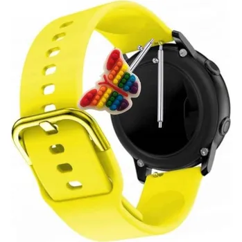 Pouzdro na mobilní telefon Řemínek Řemínek pro Uaue T60, Silikonový Žlutý Smyčka, nastavitelný