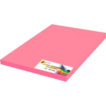 Kancelářský papír Barevný technický papír 160-220g A3 růžový, 25 listů
