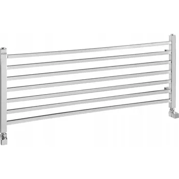 Radiátor Elektrický koupelnový radiátor Sapho 1000 W 1000 x 450 mm stříbrný