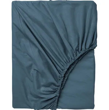 Prostěradlo IKEA DVALA Prostěradlo s gumou modré 160x200 cm 100% bavlna