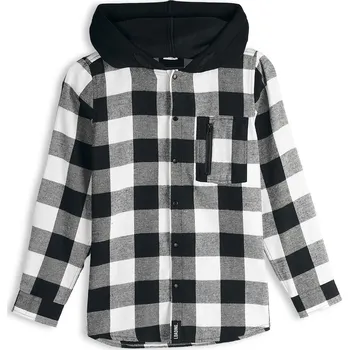 Chlapecká košile GATE Kostkovaná košile s kapucí 8Y 825-0149/89