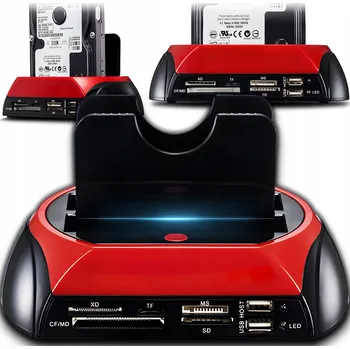 Příslušenství pro datový nosič Dokovací stanice pro 2,5" a 3,5" SATA II/SATA III disky Retoo