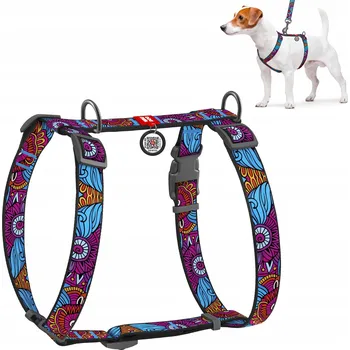 Postroj pro psa Postroj pro psa ve tvaru písmene anatomický, obrázek „Léto“, velikost S