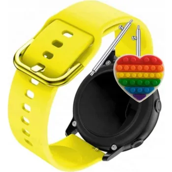 Pouzdro na mobilní telefon Řemínek Řemínek pro Elixa ES176, Silikonový Žlutý Smyčka, nastavitelný