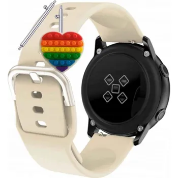 Pouzdro na mobilní telefon Pásek Řemínek pro Colmi V73, Silikon Béžová Smyčka, nastavitelný