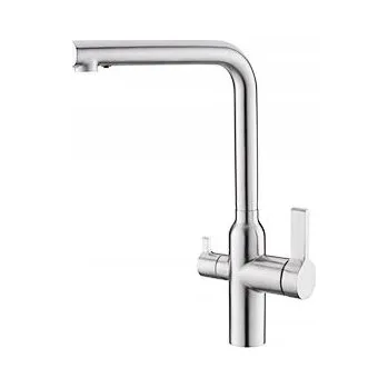 Vodovodní baterie Kuchyňská stojánková baterie Aquila AURELIS stříbrná