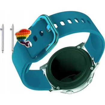 Pouzdro na mobilní telefon Pásek Řemínek pro Narcid Chytré Hodinky P95, Mořský silikon, nastavitelný