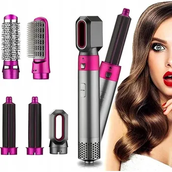 Kulma Multifunkční horkovzdušná kulma 5v1 sada pro sušení a narovnávání vlasů