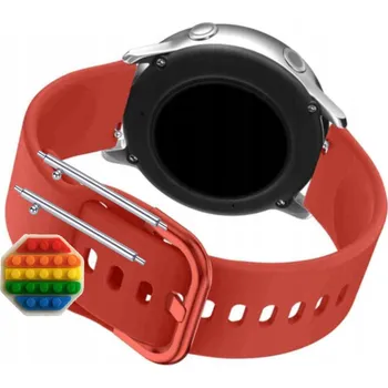 Pouzdro na mobilní telefon Pásek Řemínek pro Mibro Lite, Silikon Červený Poutko, nastavitelný