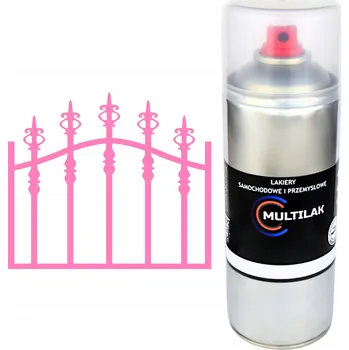 Barva ve spreji Profesionální lak ve spreji na rez, na ocel, kov a plech RAL 4003, lesklý