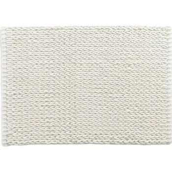 Koupelnová předložka KOUPELNOVÁ PŘEDLOŽKA boho pletená béžová 50x80 BÉŽOVÁ