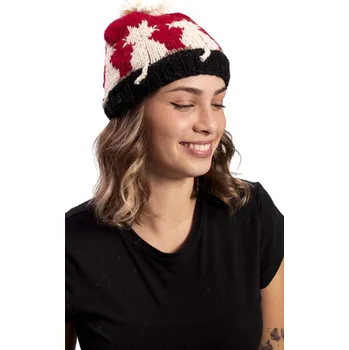 Čepice Čepice s kočkami - červená