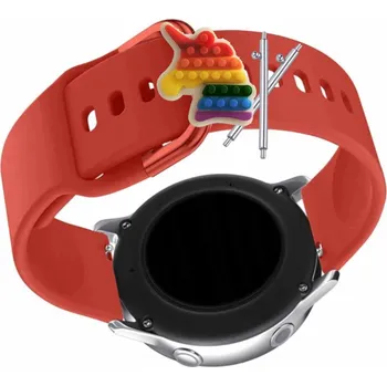 Pouzdro na mobilní telefon Pásek Řemínek pro Bemi KIX M, Silikon Červený Poutko, nastavitelný