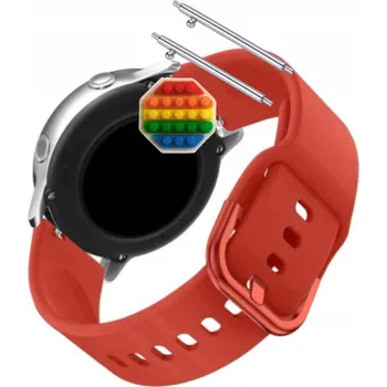 Pouzdro na mobilní telefon Pásek Řemínek pro Mibro GS Pro 2, Silikon Červený Poutko, nastavitelný