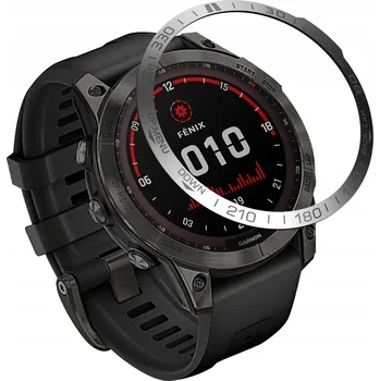 Pouzdro na mobilní telefon BEZEL Ring Kroužek Ocel Kryt pro Garmin Fenix 7