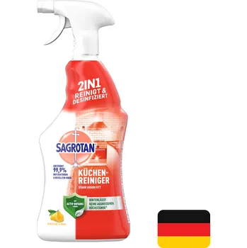Sagrotan antibakteriální čistič na kuchyně 750 ml Spritzige Zitrone (Dovoz: Německo)