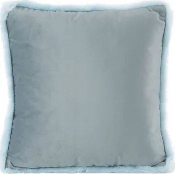 Povlak na dekorativní polštářek Sametový povlak na polštář ANEL 45x45 modrý