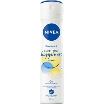 NIVEA SUMMER HAPPINESS Dámský tělový deodorant ve spreji bez hliníku 150 Ml