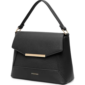 Kabelka PUCCINI kabelka přes rameno eko kůže černá
