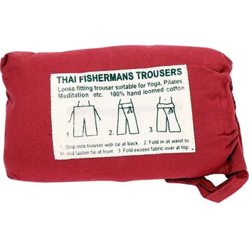 Pánské kalhoty Kalhoty na jógu, tai-chi, chi-kung - různé barvy Barva: Vínová