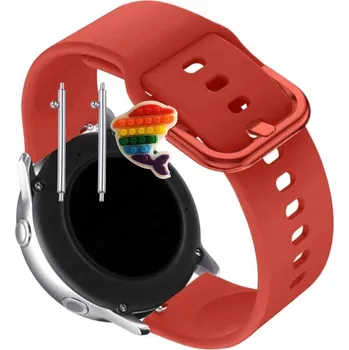 Pouzdro na mobilní telefon Pásek Řemínek pro Aligator Watch Lady X, Silikon Červený Poutko, nastavitelný