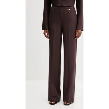 Dámské kalhoty Kalhoty Silvian Heach FOLEY GPA25486PA hnědá 89X, vel. 38