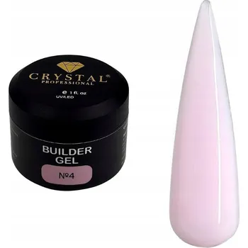 Lak na nehty Stavební gel #4 CRYSTAL PROFESSIONAL, 15 ml stavební gel