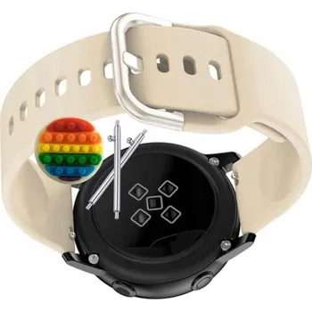 Pouzdro na mobilní telefon Pásek Řemínek pro Esterio KM33, Silikon Béžová Poutko, nastavitelný