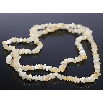 Náhrdelník Magieprirody.cz Náhrdelník sekaný dlouhý - Kalcit - tromlovaný #146 - z přírodních kamenů